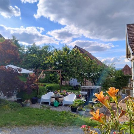 Minicamping Und B&B Apartment Hintergarten Niederorschel Luaran gambar